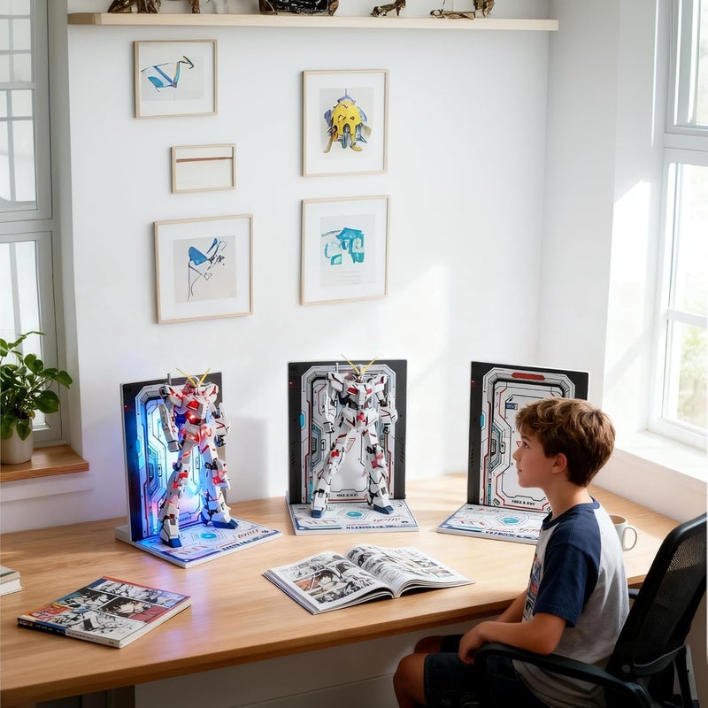 LBASE Acrylic Display Stand for Gundam MG/RG/HG/MGSD Models, Can be paired with -4th (-Display Stand(for 4th)) - Image 3